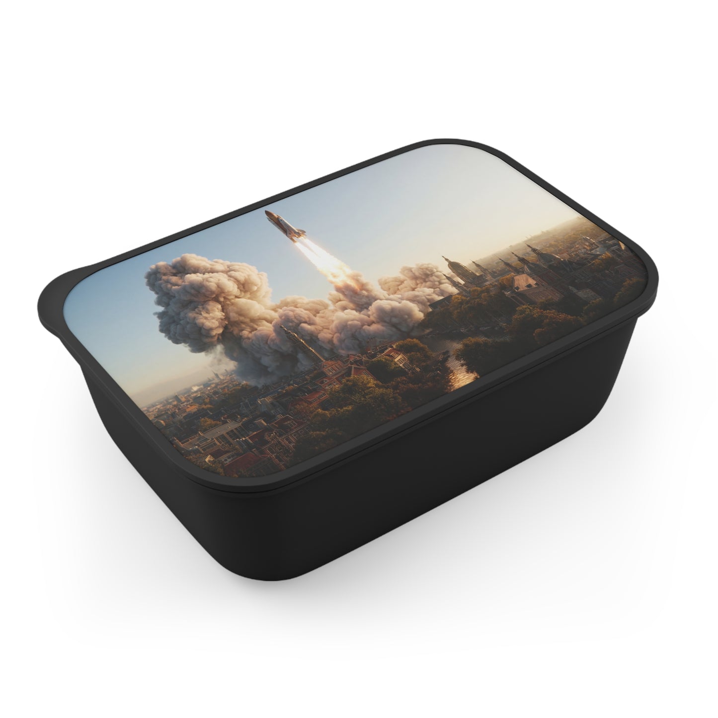 Rocket Launch PLA Bento Box with Band and Utensils – Urban Skyward Ascent