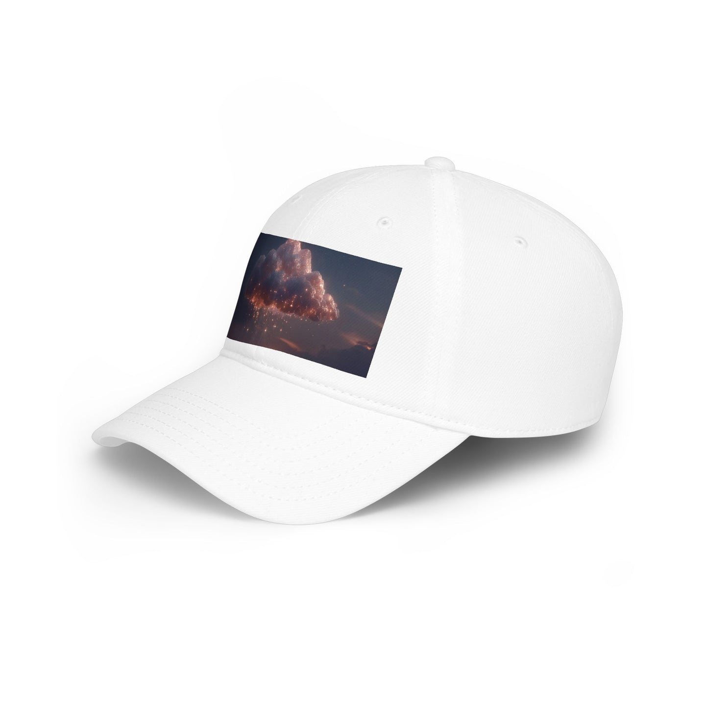 Stardust Cloud Low Profile Baseball Cap – Twinkling Nightfall Dreamscape
