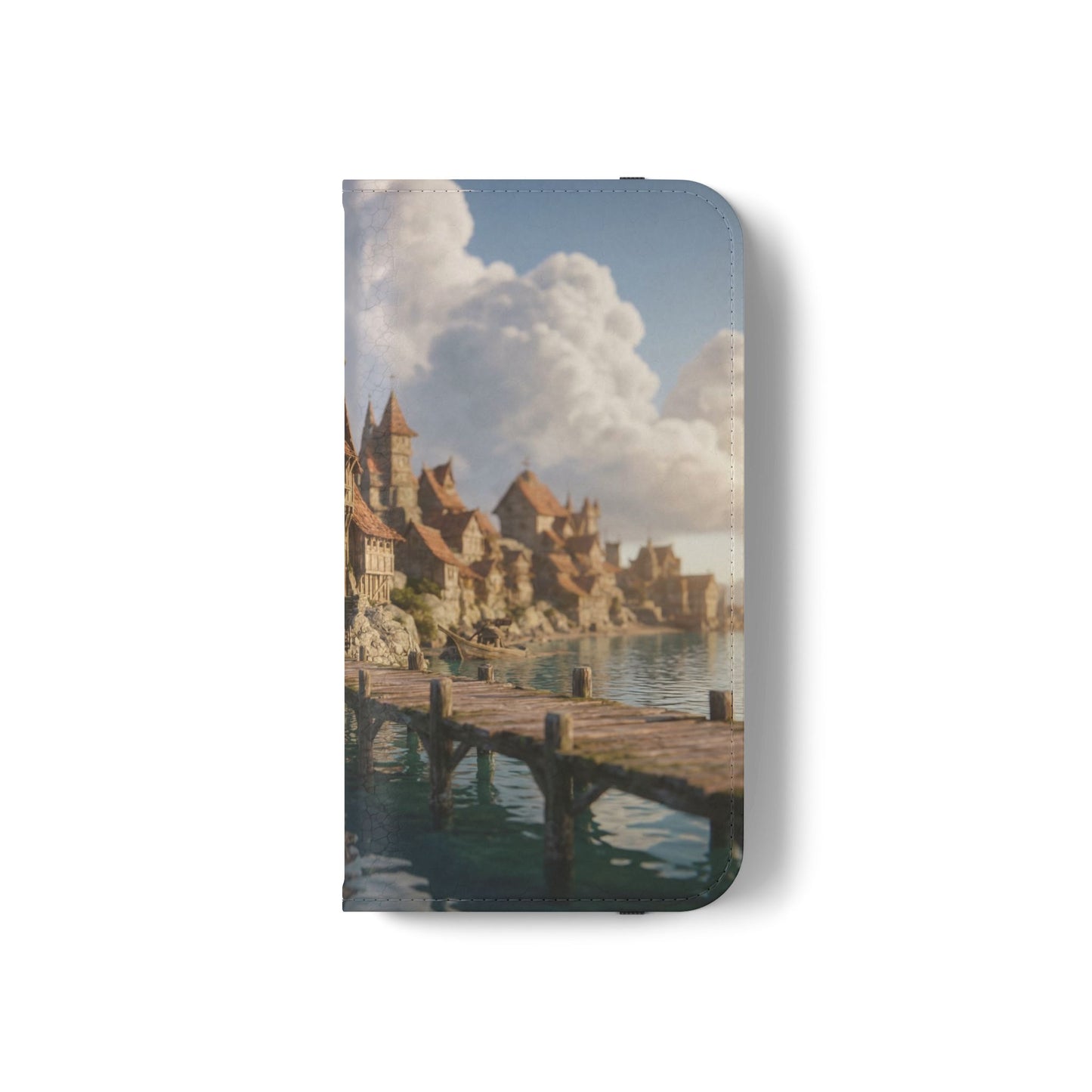 Cobblestone Harbor Flip Cases – Timber Town Seaside Walkway