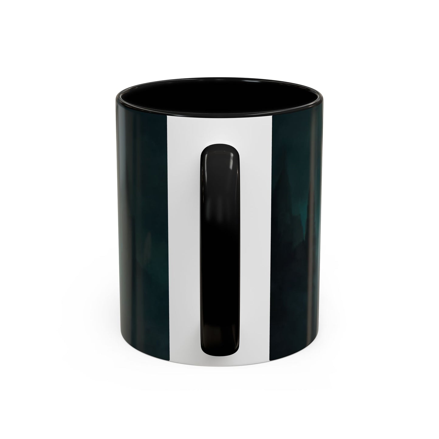 Dawn-Kissed Sentinel Accent Coffee Mug (11, 15oz) – Radiant Resolve in Shadowed Towers