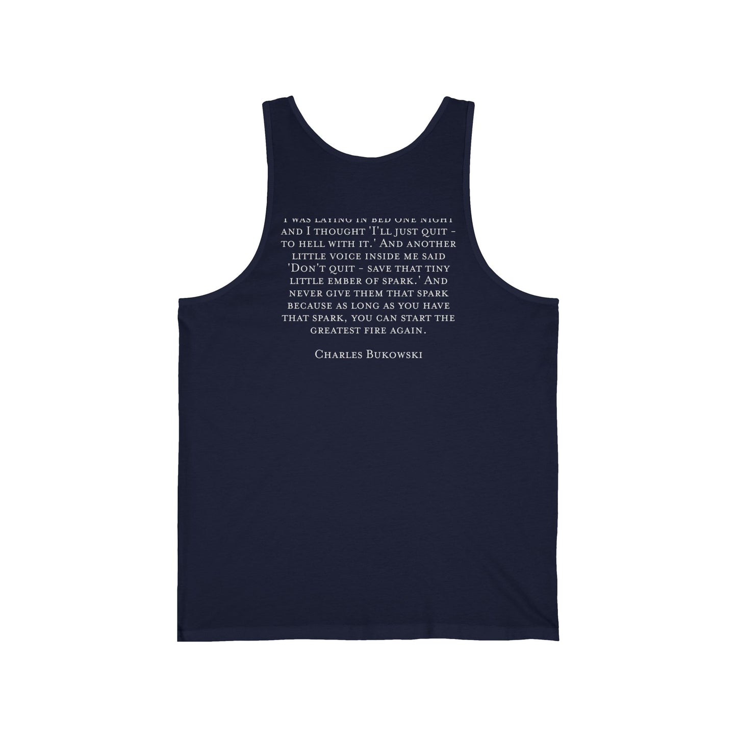 White Burner Tank Top - Prometheatics 2023