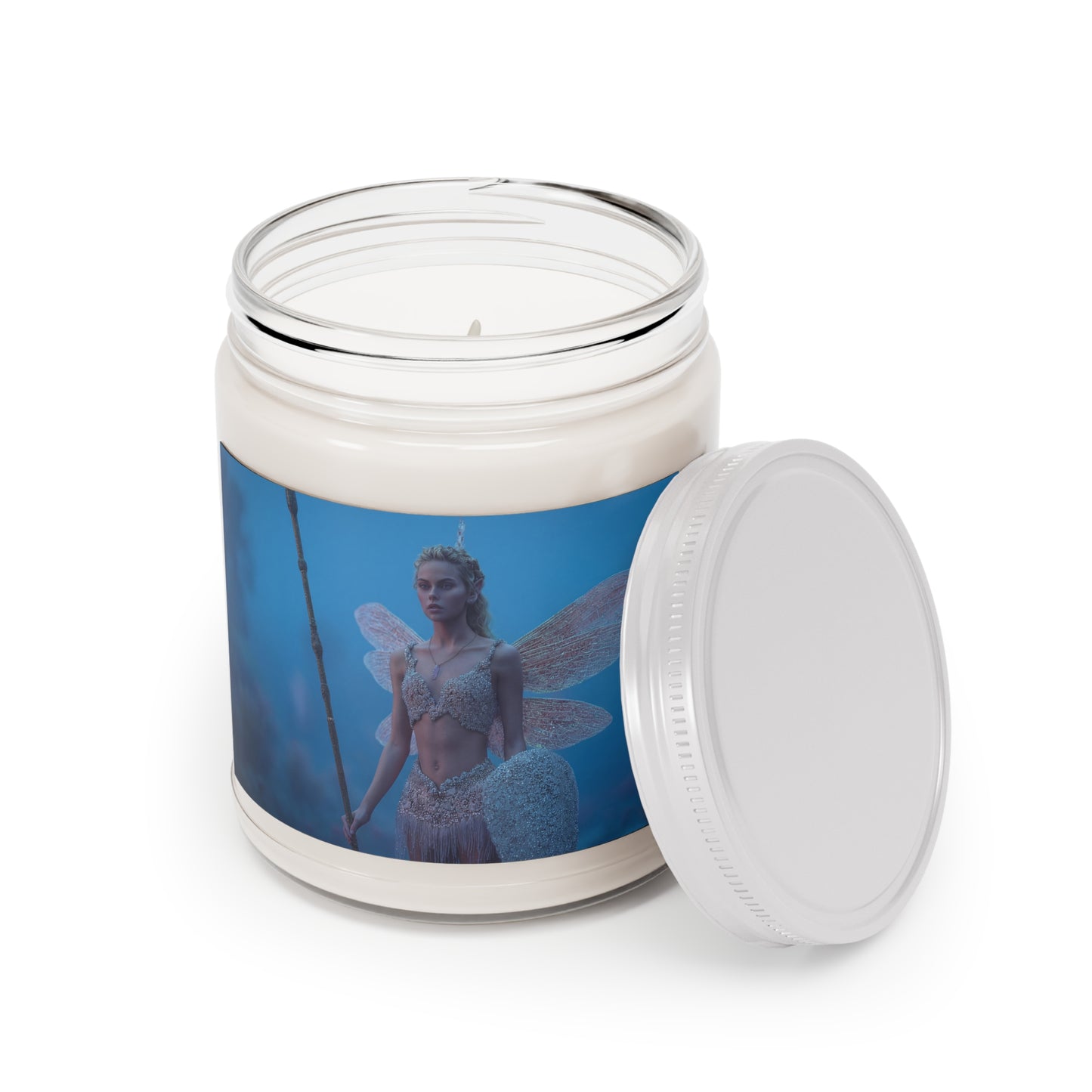 Guardian Fairy Scented Soy Candles with White Lid, 9oz – Twilight Enchantment