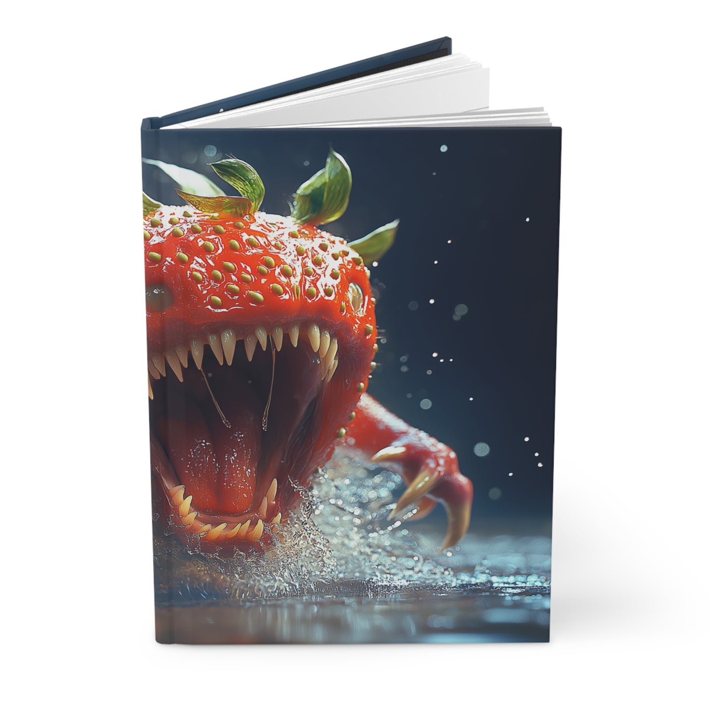 Strawberry Golem Hardcover Journal Matte – Sweet Tooth Horror Splash