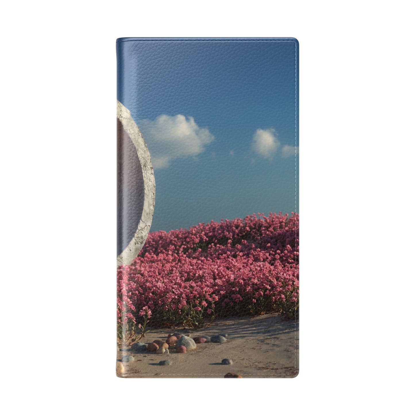 Stone Circle Flip Cases – Pink Flower Field Monument