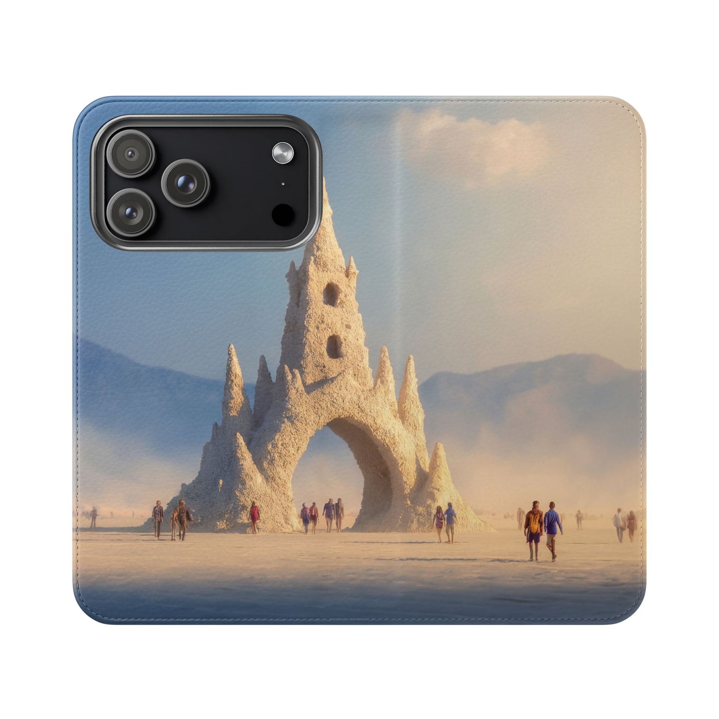 White Tower Flip Cases – Salt Desert Gateway Art