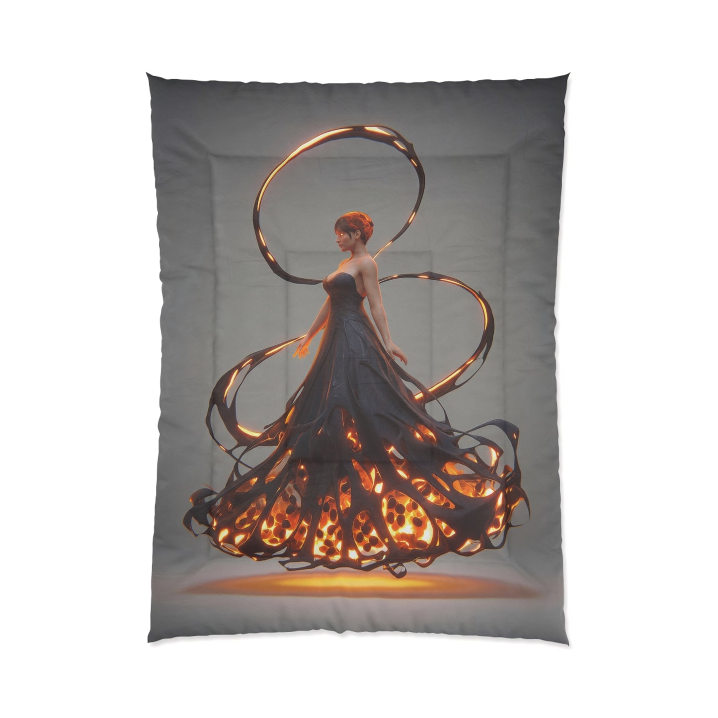 Luminescent Gown Comforter – Floating Orb Weaver Dreamscape