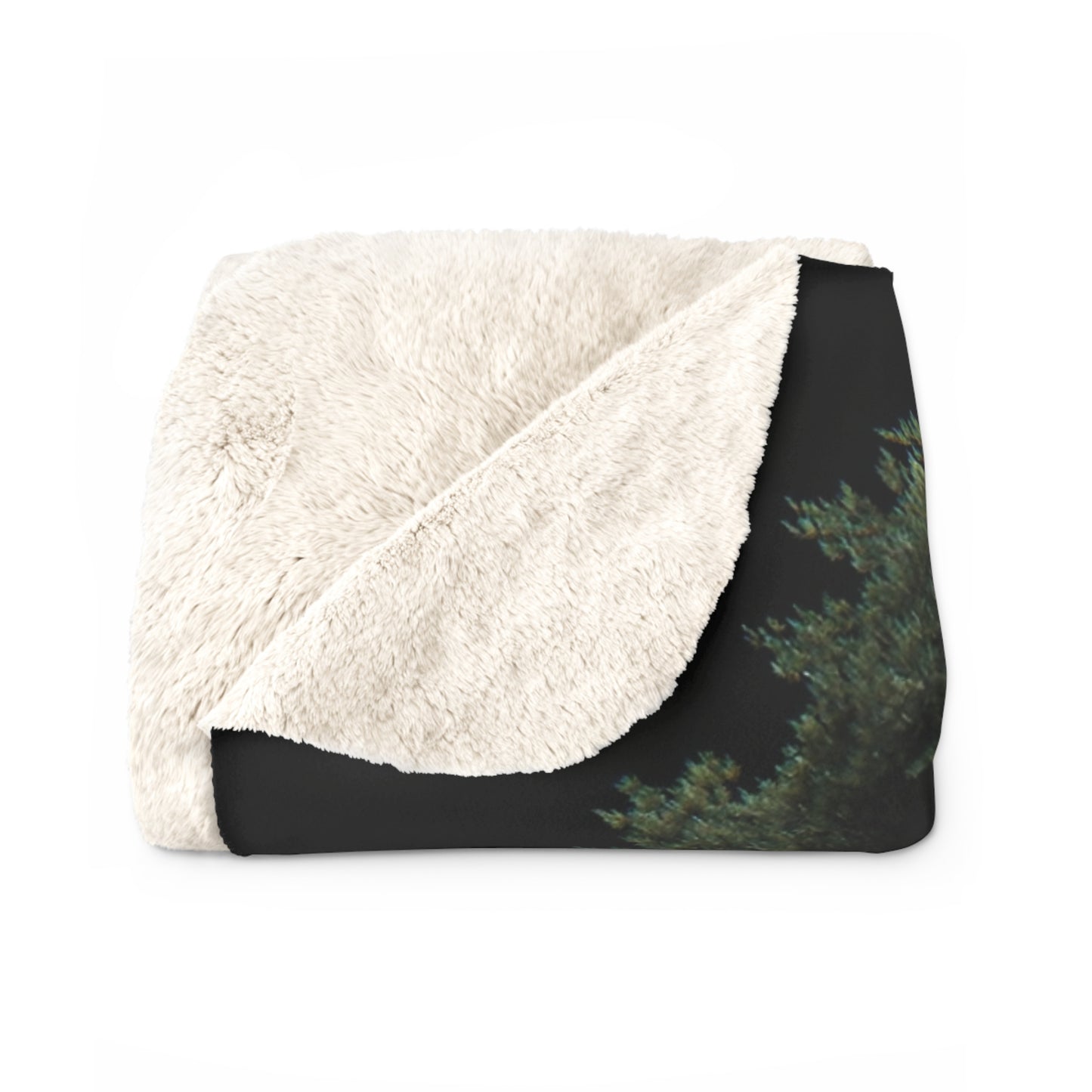 Harbor City Whale Sherpa Fleece Blanket – Bioluminescent Guardian with Urban Grove