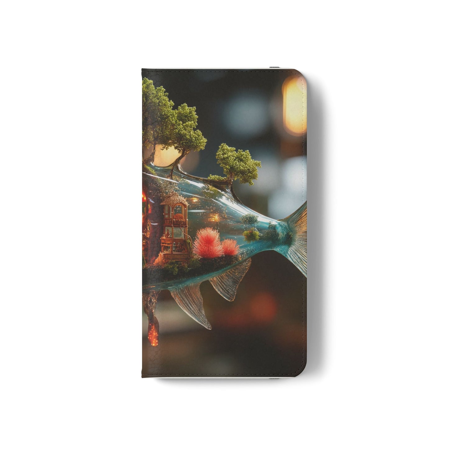 Forest Fish Flip Case – Liquid Glowwood Dreamscape