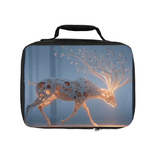 Luminescent Stag Lunch Bag – Whispers of Inner Growth