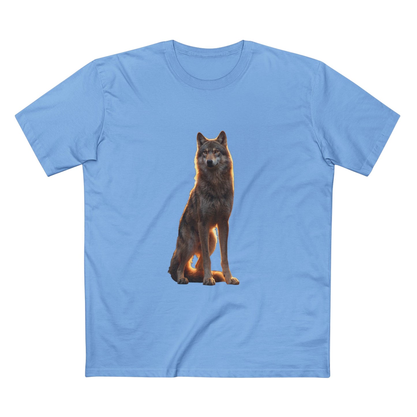 Vigilant Pack Leader Adult Staple Tee – Golden Hour Sentinel Portrait