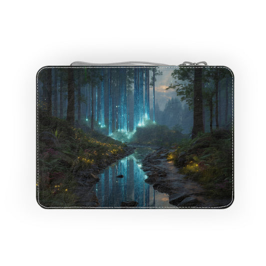 Celestial Forest Stream Paper Lunch Bag – Twilight’s Whispering Waters