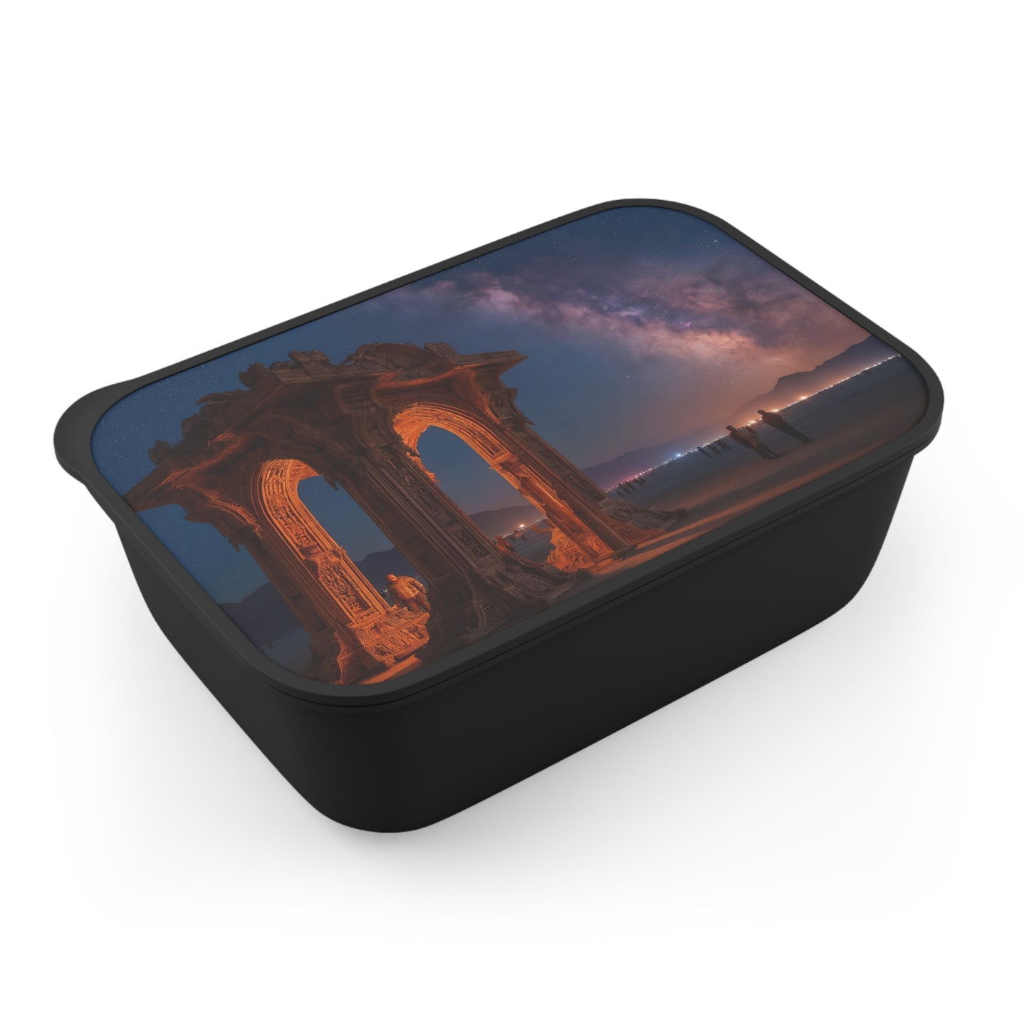 Celestial Gate PLA Bento Box with Band and Utensils – Gateway to the Milky Way