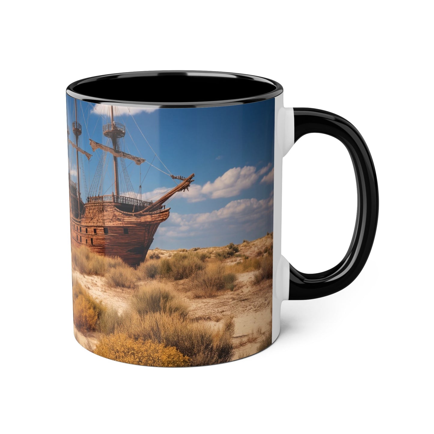 Lost Galleon Accent Mugs, 11oz – Deserted Sandscape