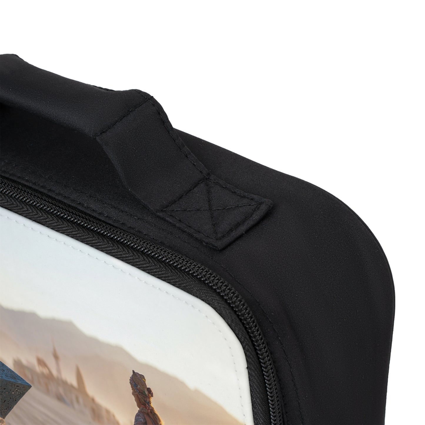 Desert Star Cyclist Lunch Bag – Sunset Ride Through the Burning Man Sands