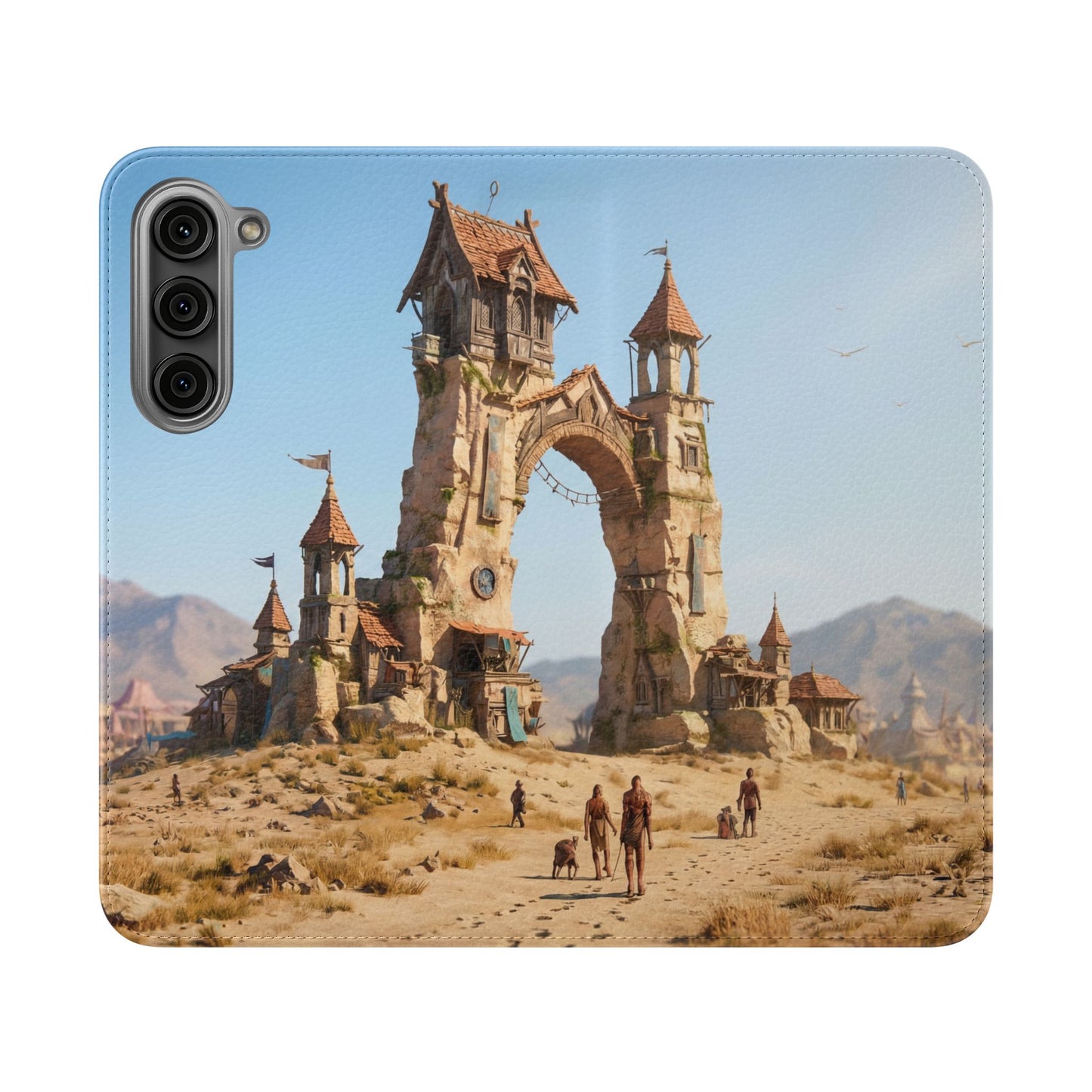 Desert Sentinel Gate Flip Cases – Weathered Archway Journey
