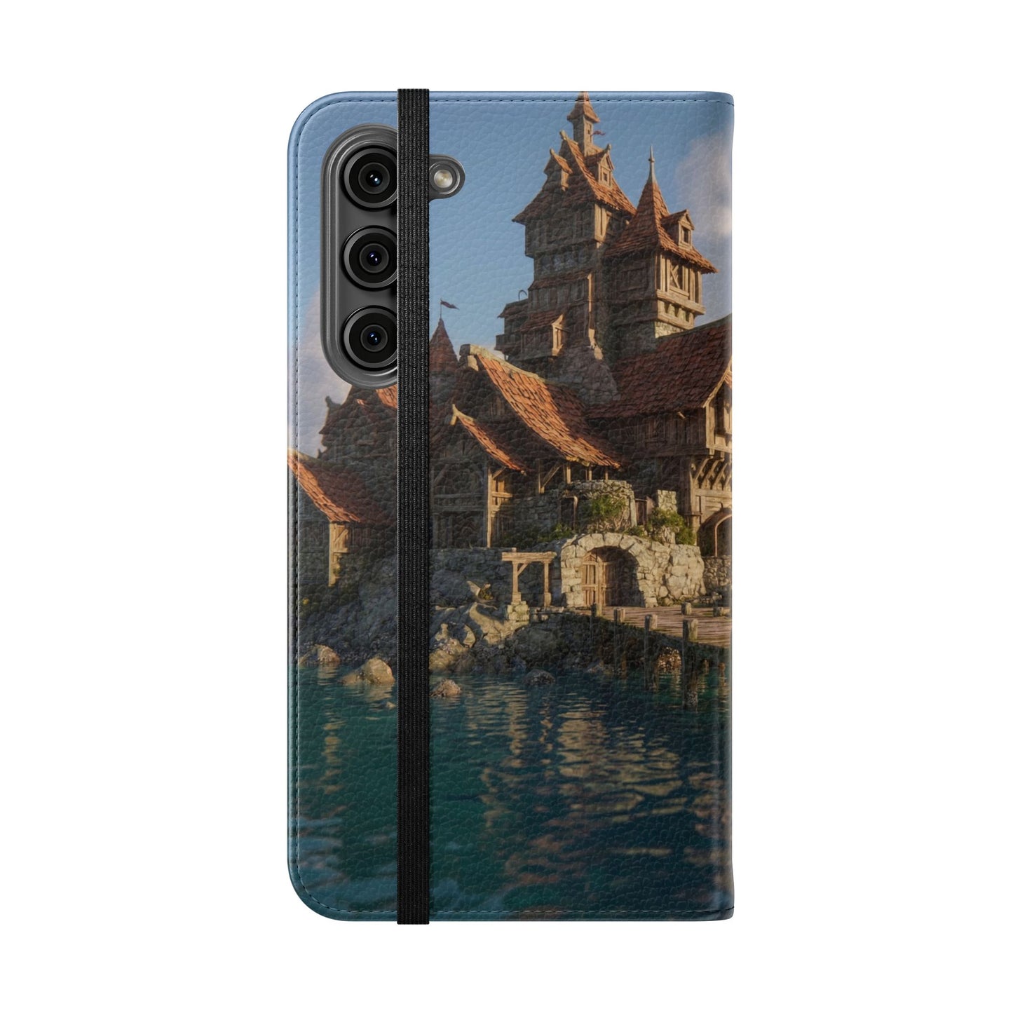 Cobblestone Harbor Flip Cases – Timber Town Seaside Walkway