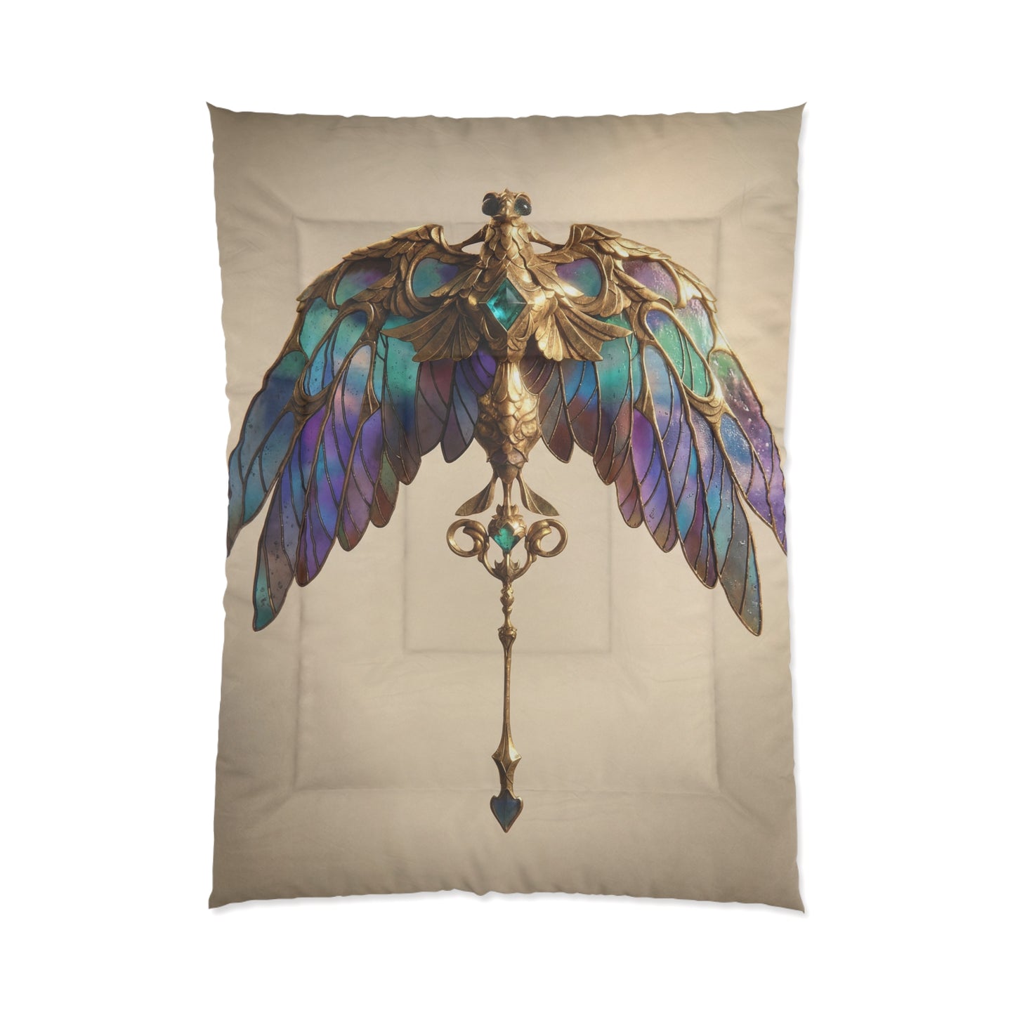 Celestial Phoenix Key Comforter – Wings of Twilight Dreamscape