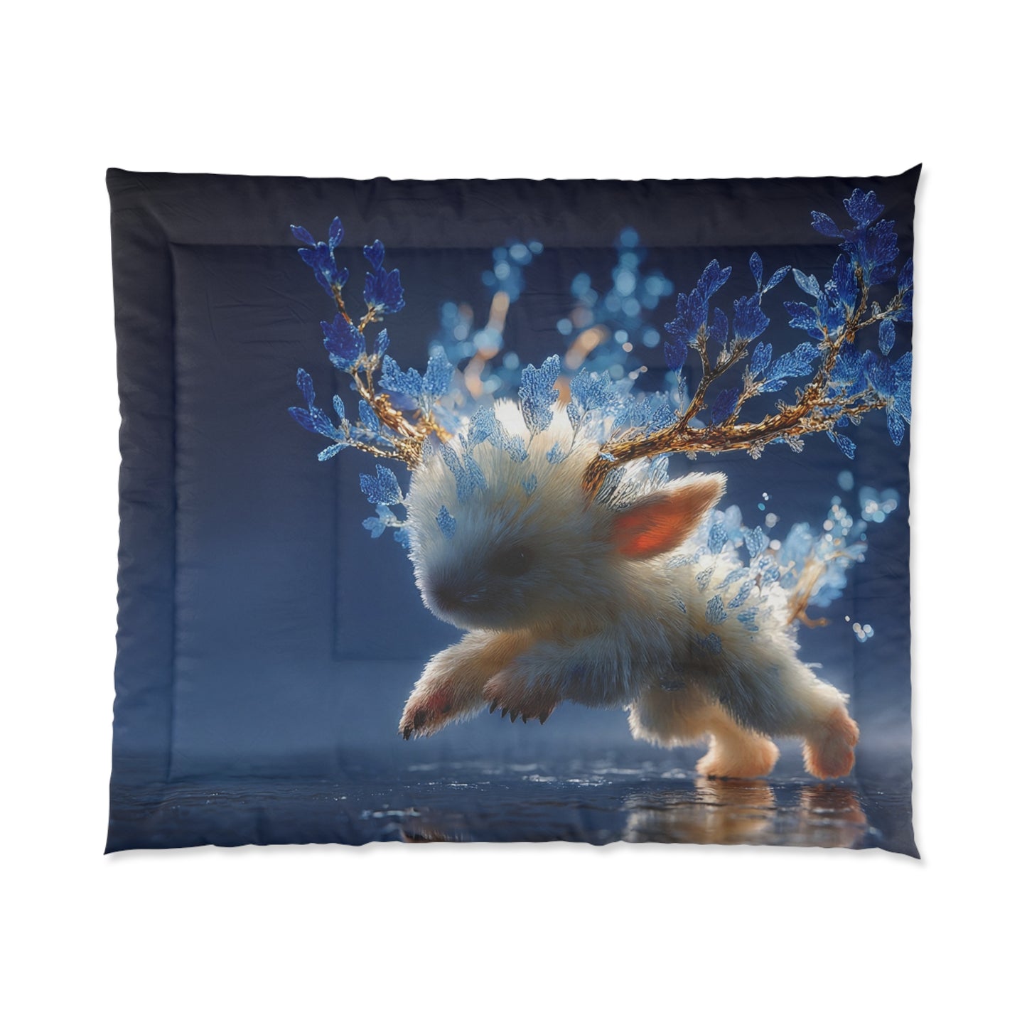 Frostborne Fawn Comforter – Whispering Winter Branches Dreamscape