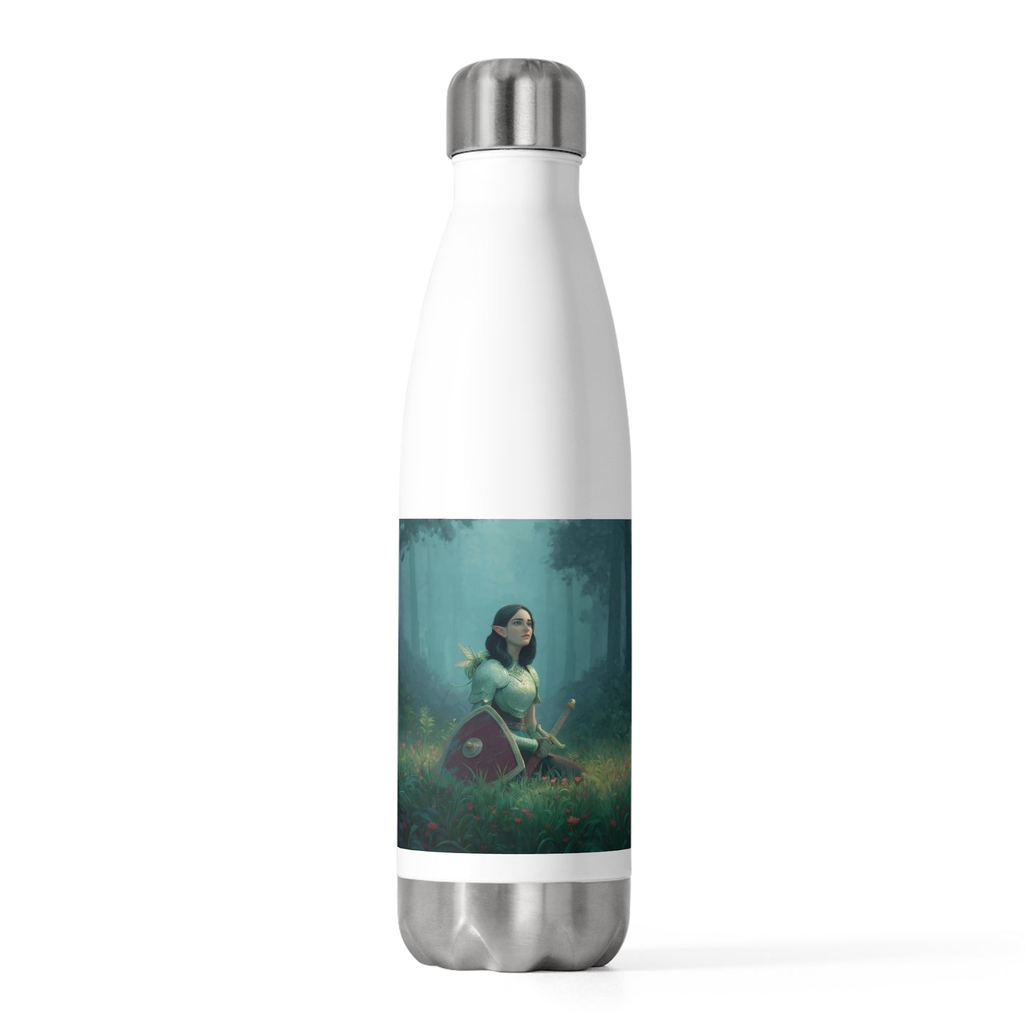 Forest Sentinel 20oz Insulated Bottle – Twilight Grove Guardian