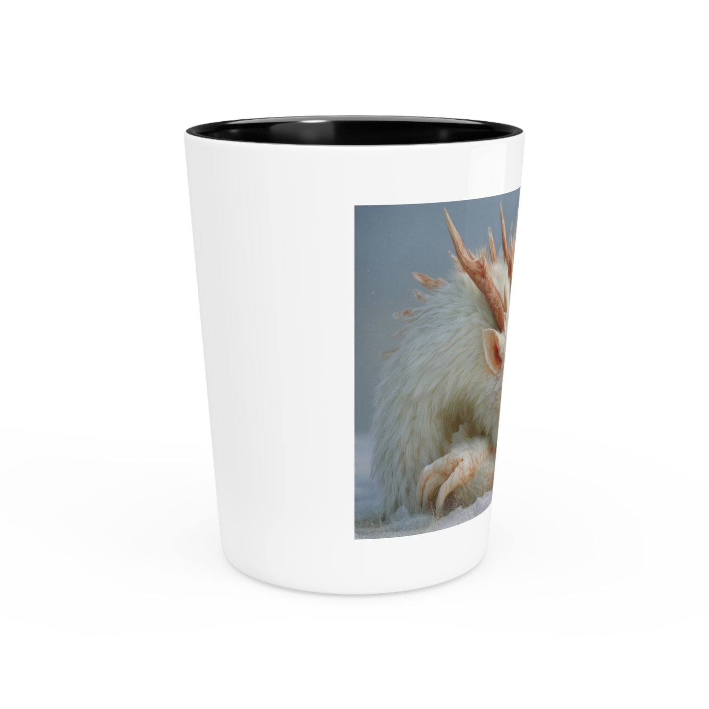 Dragon Child Shot Glass – White Fur Guardianship Scene