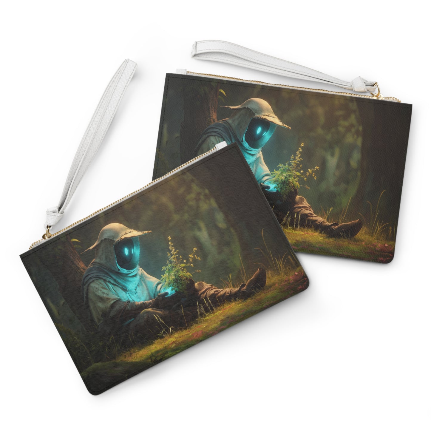 Forest Sentinel Clutch Bag – Ethereal Glow in the Ancient Woods
