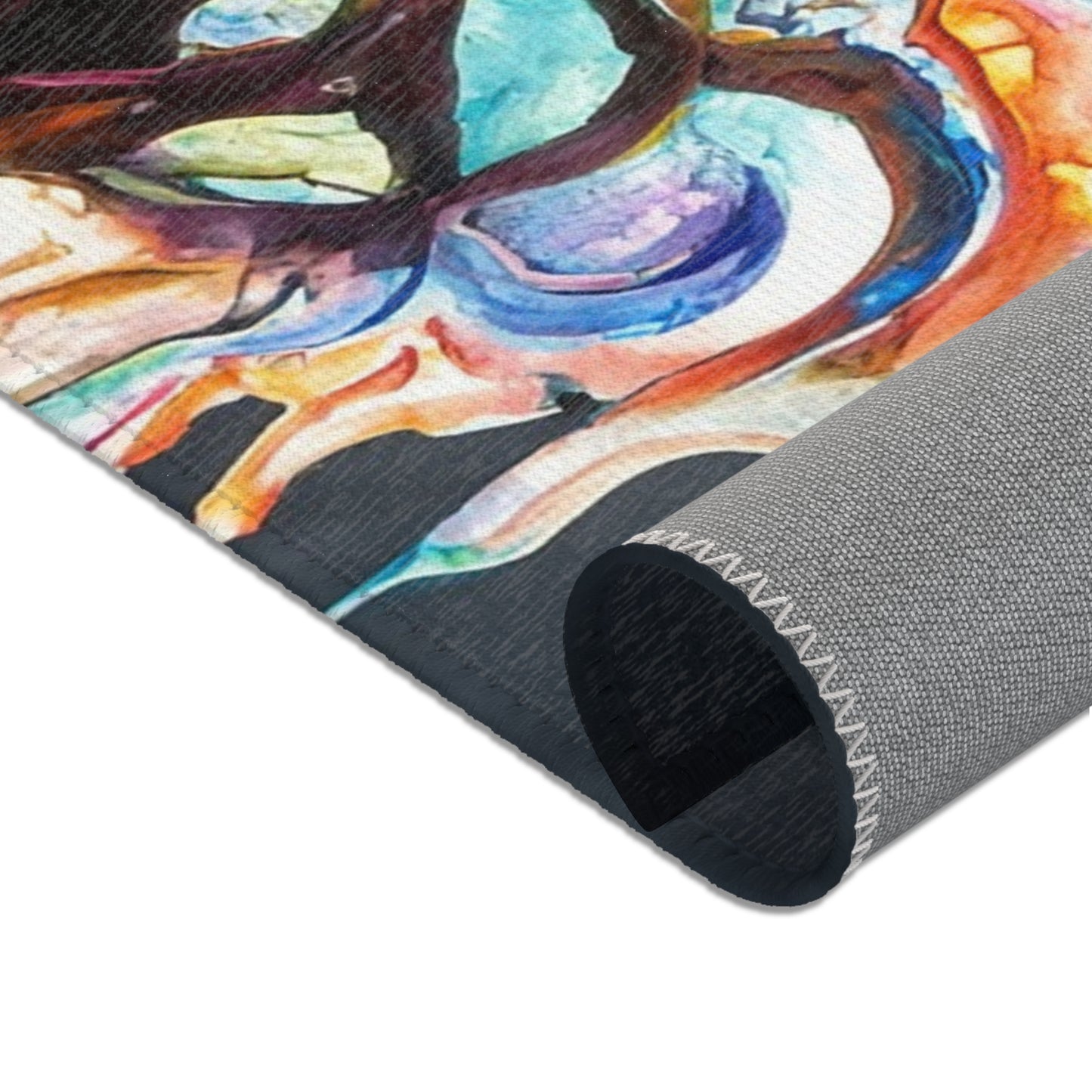 Chromatic Tree of Life Area Rug – Vivid Palette Dreamscape