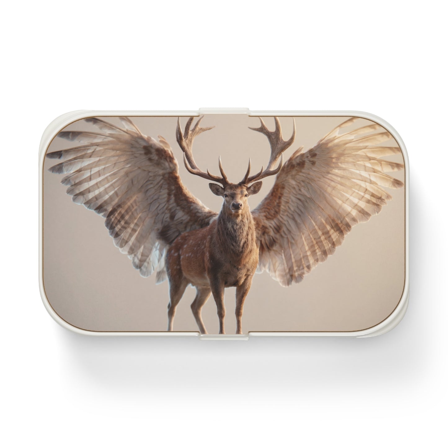 Winged Stag Bento Lunch Box – Sunset Guardian of the Wild