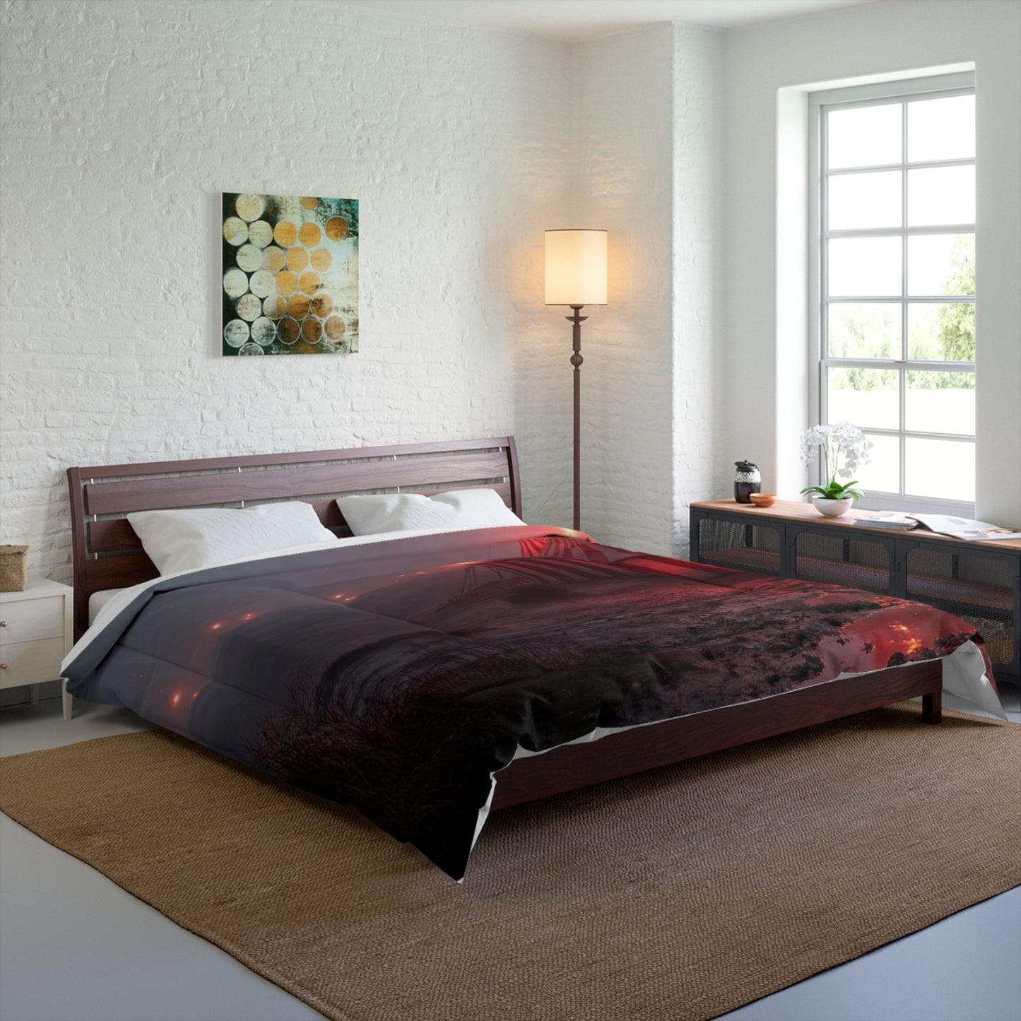 Crimson Circus Tent Comforter – Fogbound Wonderlands