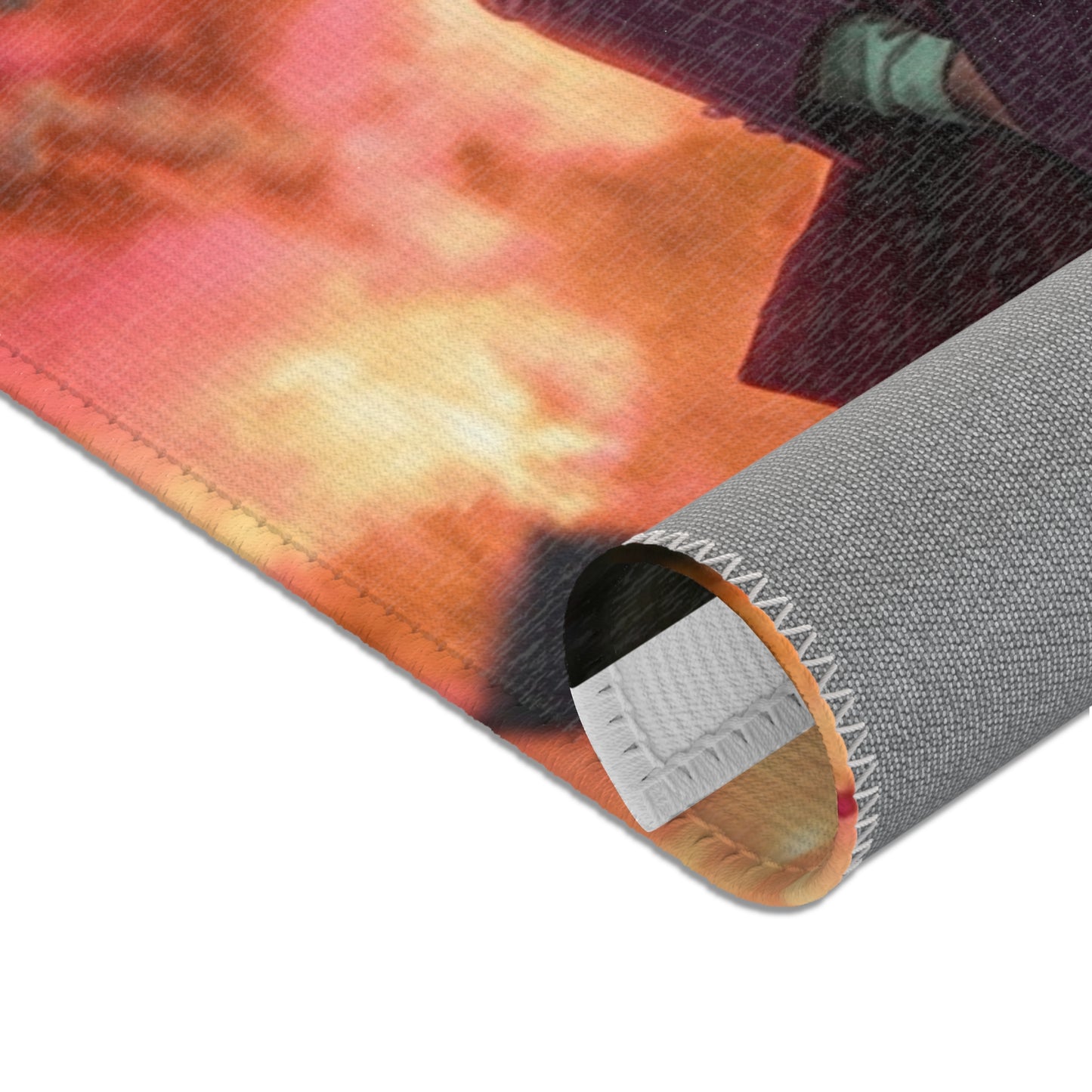 Crimson Explosion Rug – Mad Scientist’s Fiery Stand
