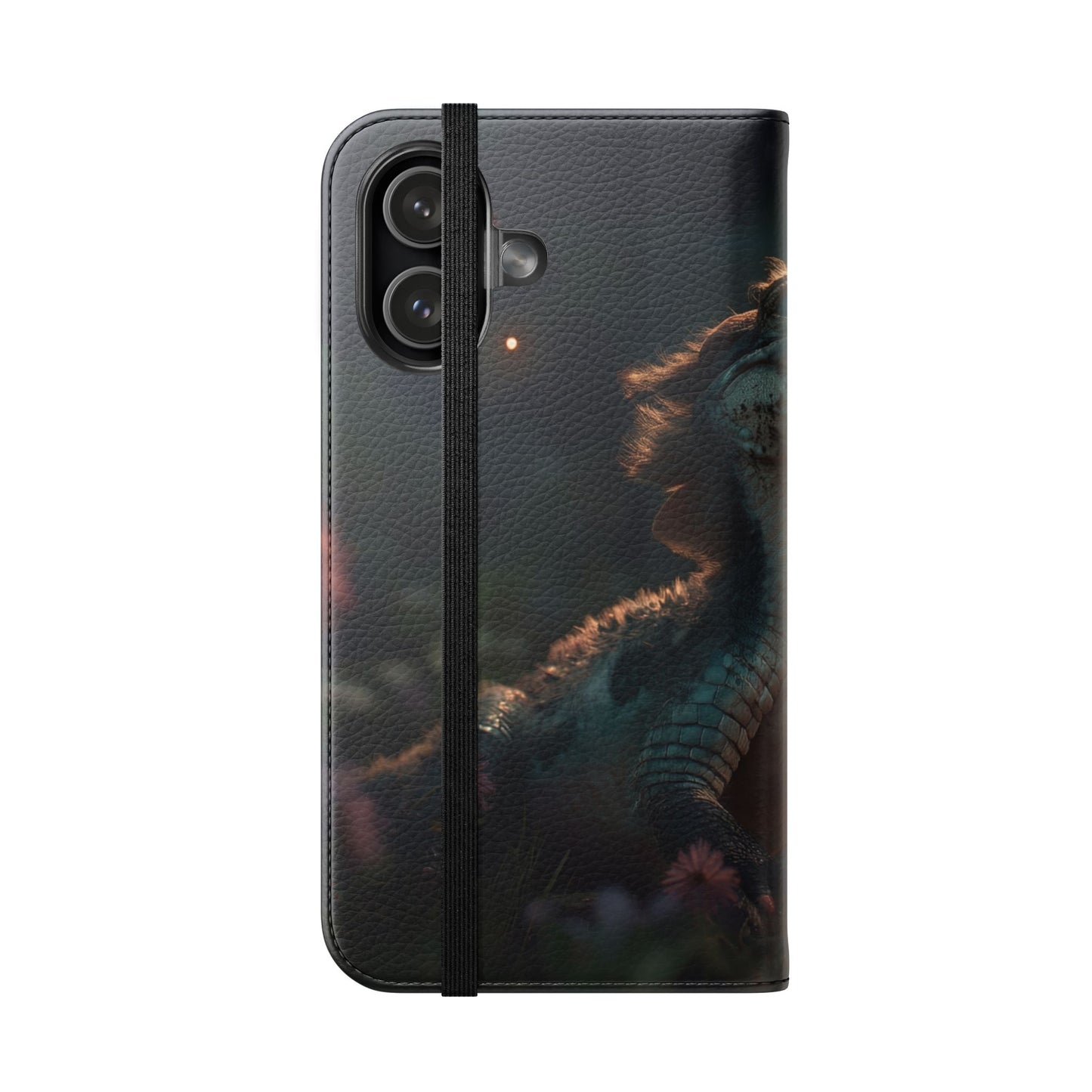 Crocodile Butterfly Flip Cases – Tender Guardian with Moth Companion