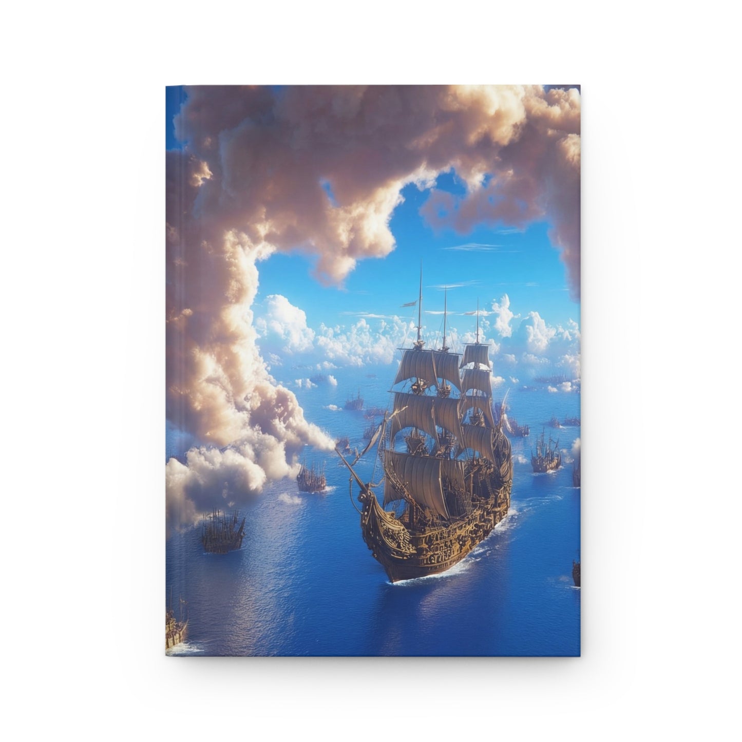Skyborne Fleet Hardcover Journal Matte – Celestial Ocean Voyage