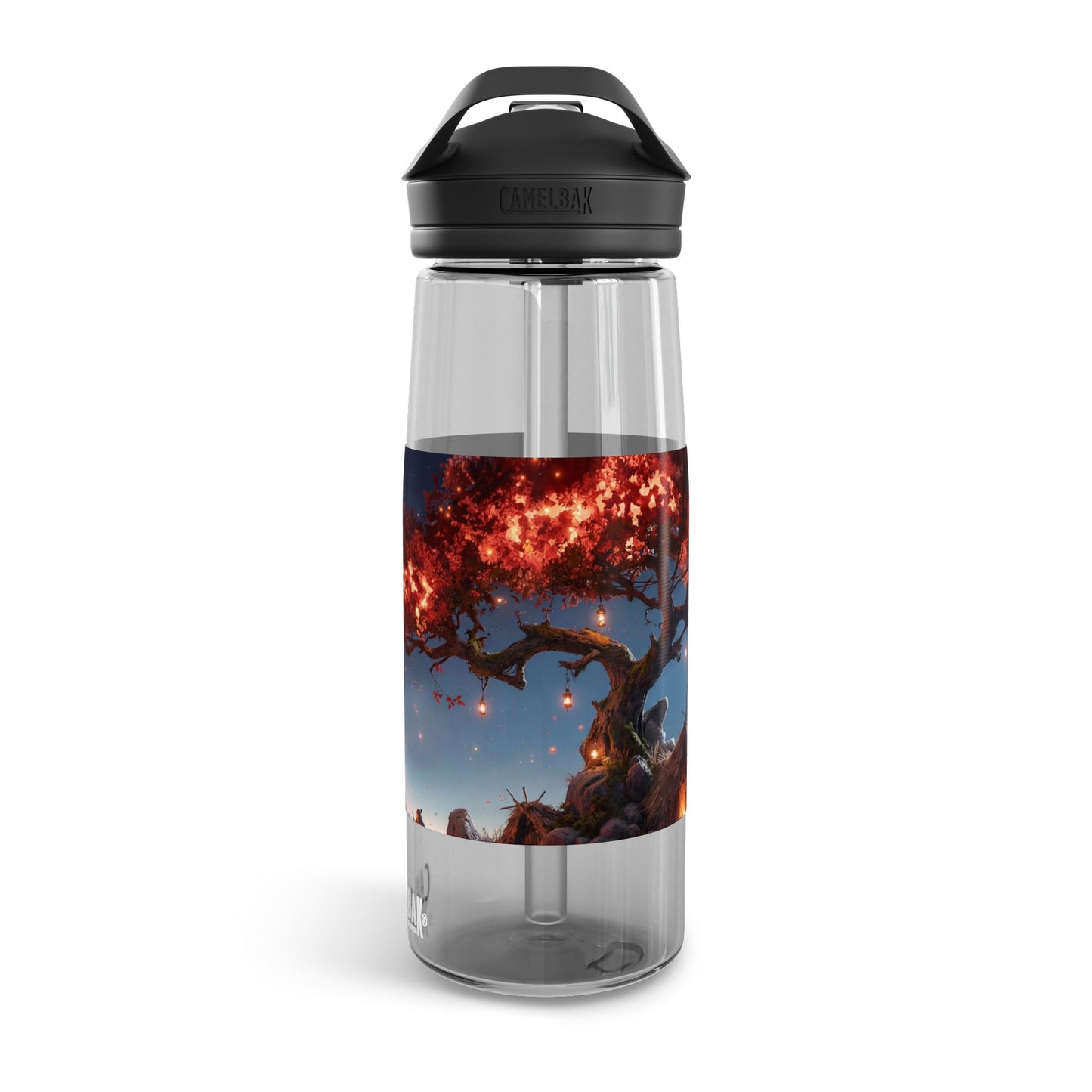 Moonlit Guardian Tree CamelBak Eddy® Water Bottle, 20oz\25oz – Crimson Canopy Sanctuary