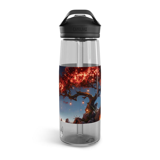 Moonlit Guardian Tree CamelBak Eddy® Water Bottle, 20oz\25oz – Crimson Canopy Sanctuary