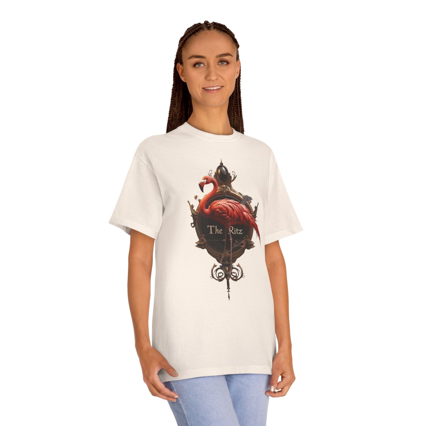 Neon Flamingo Clock – The Ritz Ornate Wall Art Tee