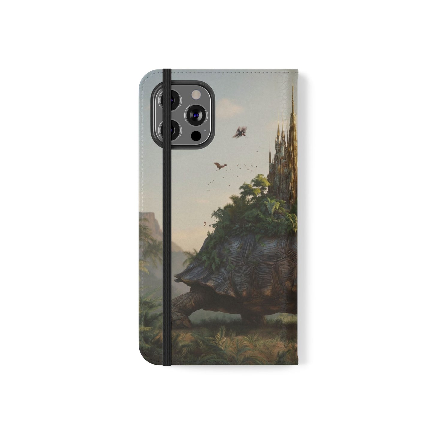 Castle Turtle Flip Cases – Golden Spire Jungle Guardian