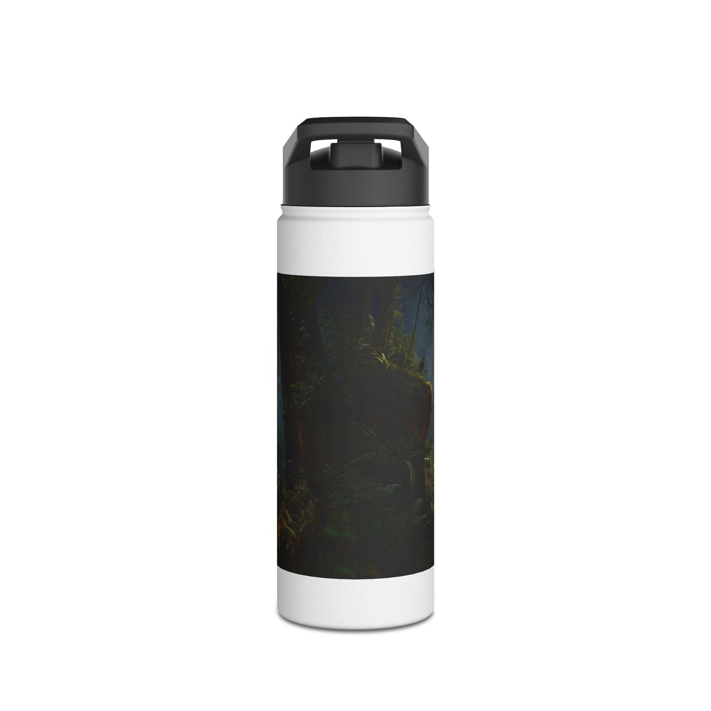 Lungs of the Earth Stainless Steel Water Bottle, Standard Lid – Sacred Forest Breath