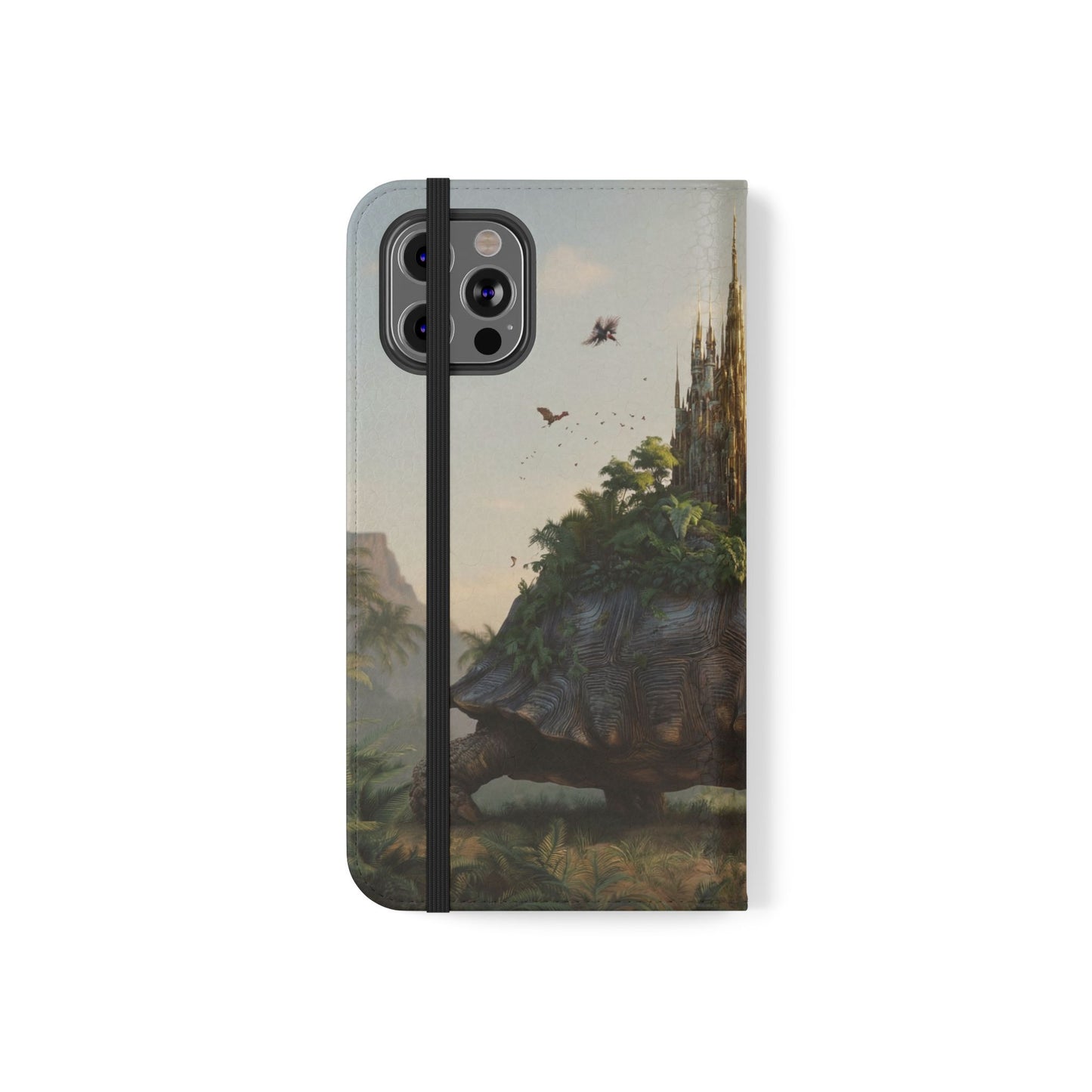 Castle Turtle Flip Cases – Golden Spire Jungle Guardian