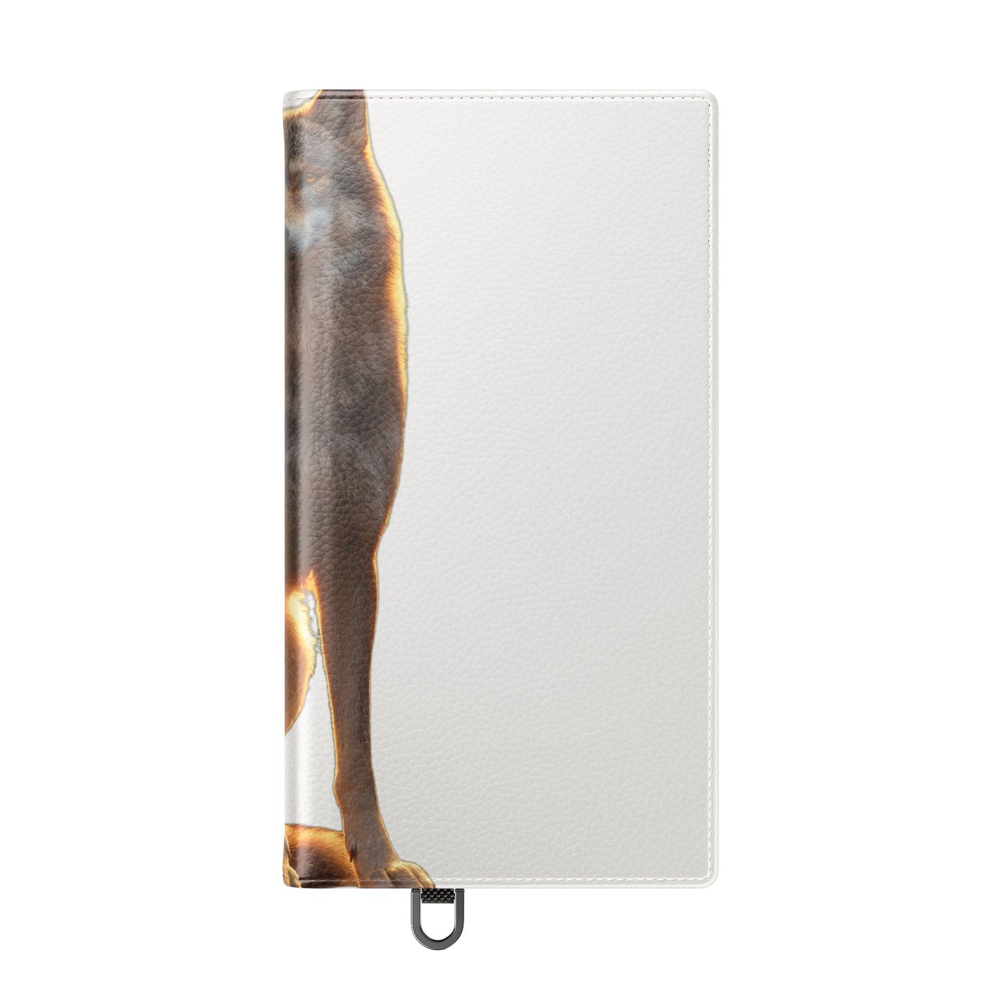 Sunlit Wolf Flip Cases – Golden Hour Sentinel Portrait