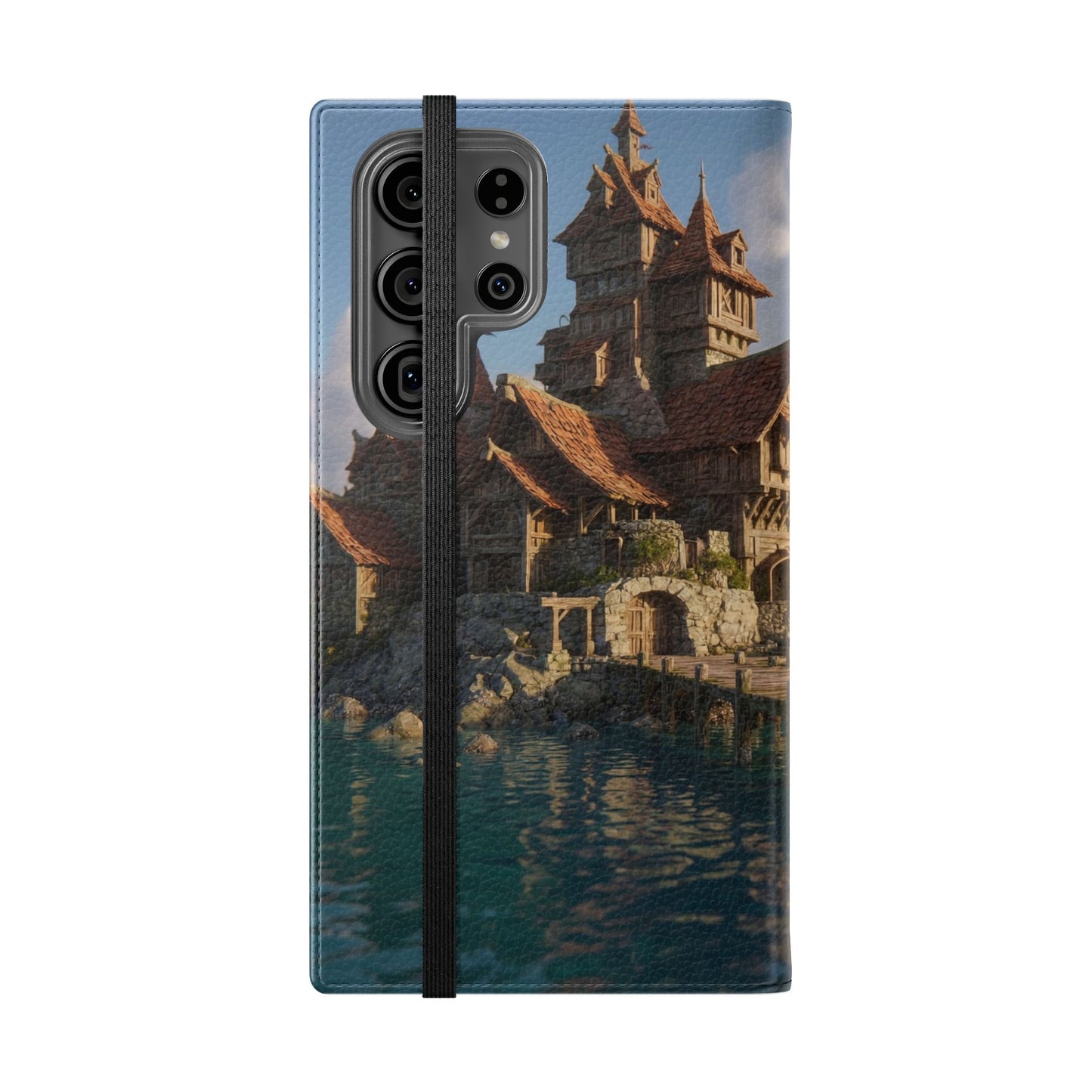 Cobblestone Harbor Flip Cases – Timber Town Seaside Walkway