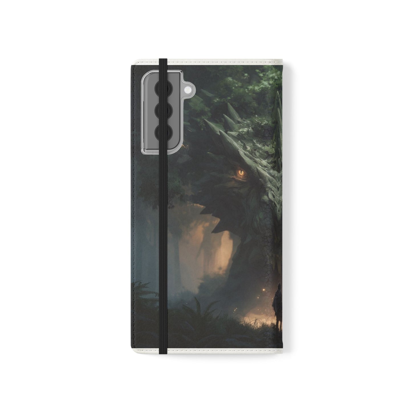 Guardian Beast Flip Cases – Moss-Clad Titan Facing the Wanderer