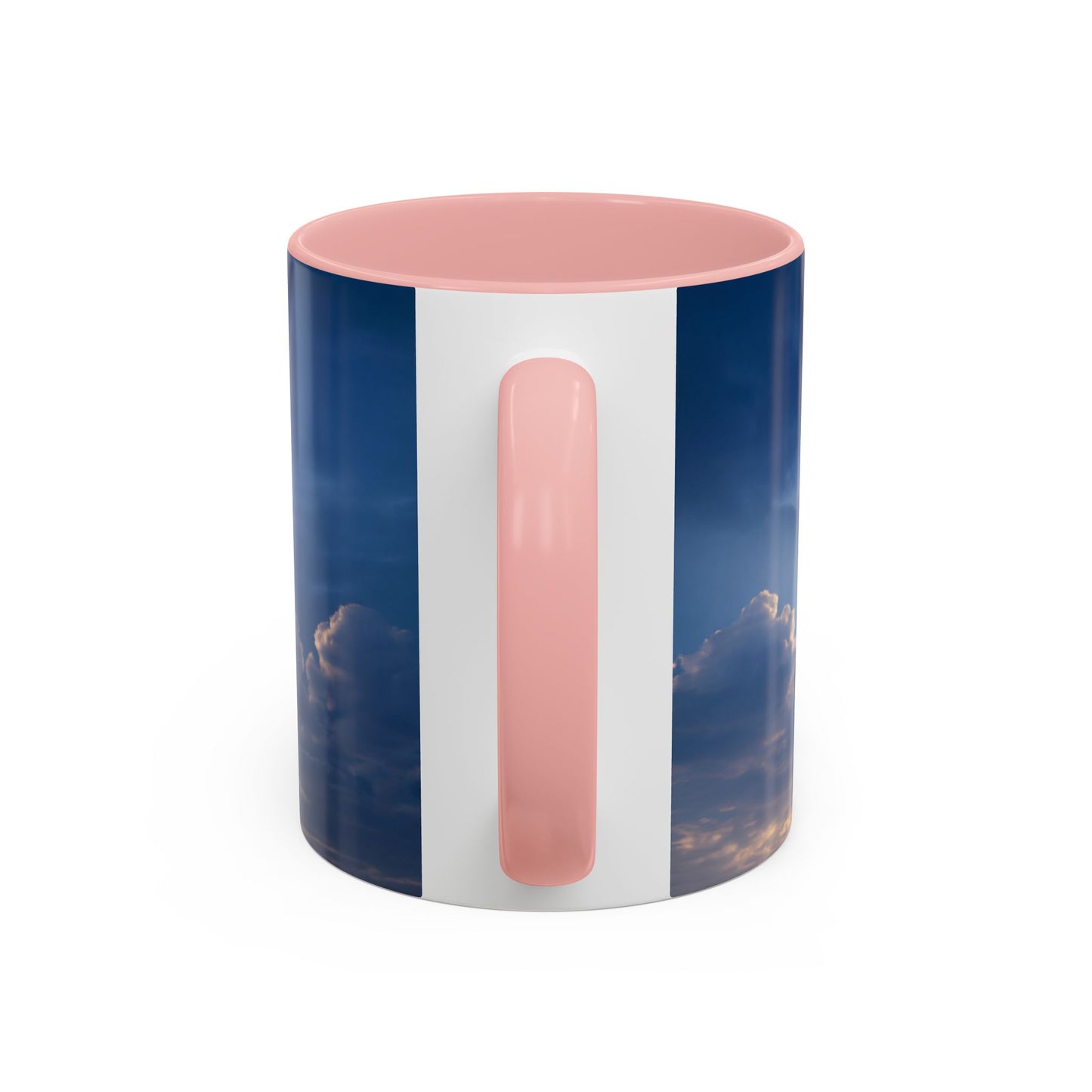 Skyborne Lighthouse Accent Coffee Mug (11, 15oz) – Floating Beacon at Dusk