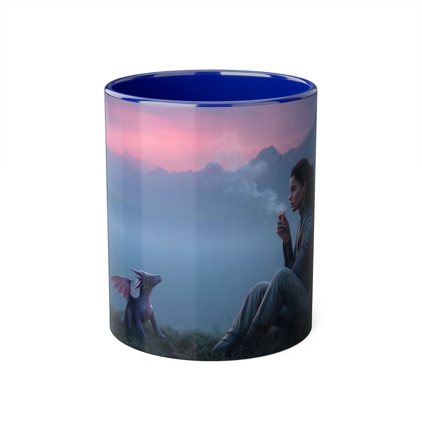 Guardian and Dragon Accent Mugs, 11oz – Twilight Vigil Companionship