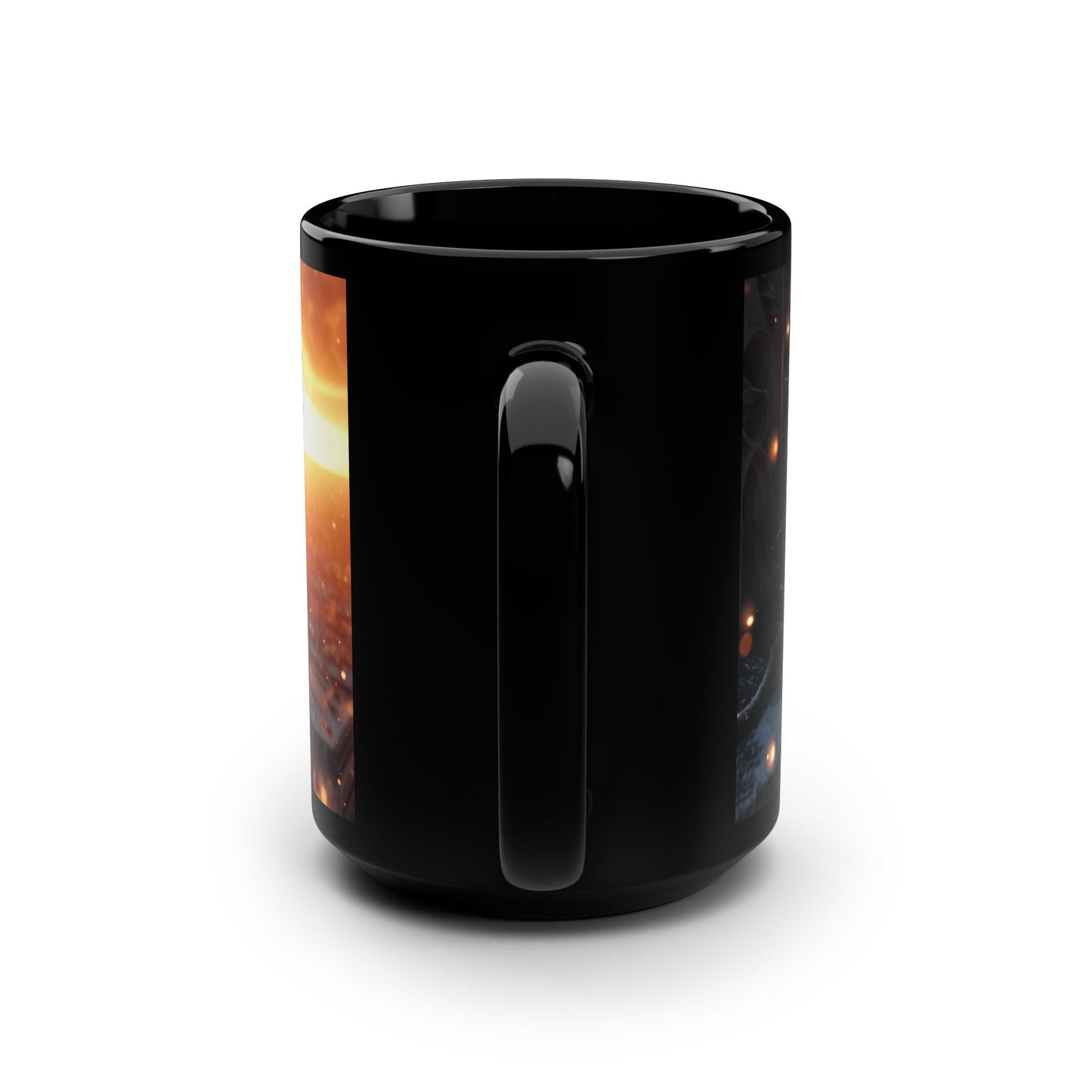 Angel Over Paris Sunset - Ceramic Mug