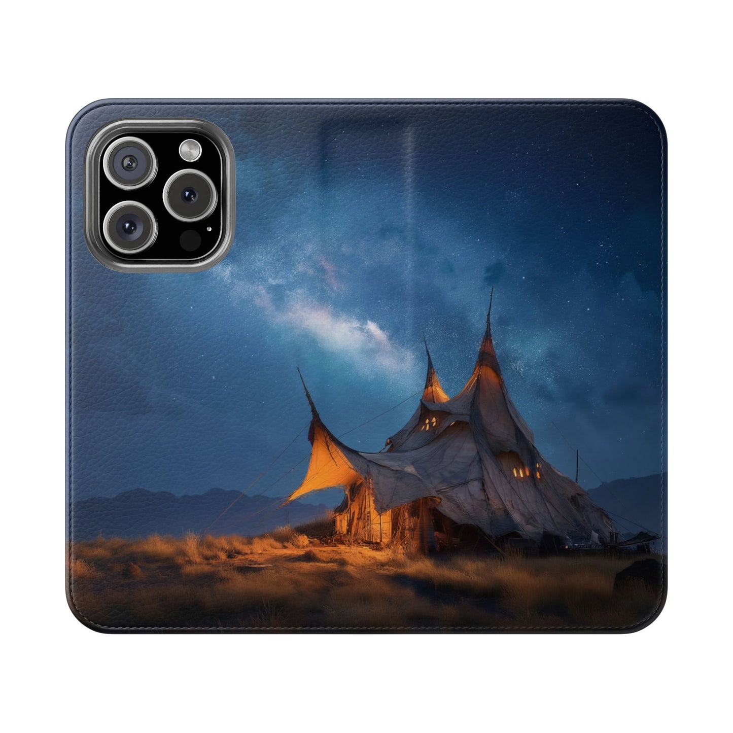 Stardust Nomad Tent Flip Cases – Milky Way Caravan Canvas