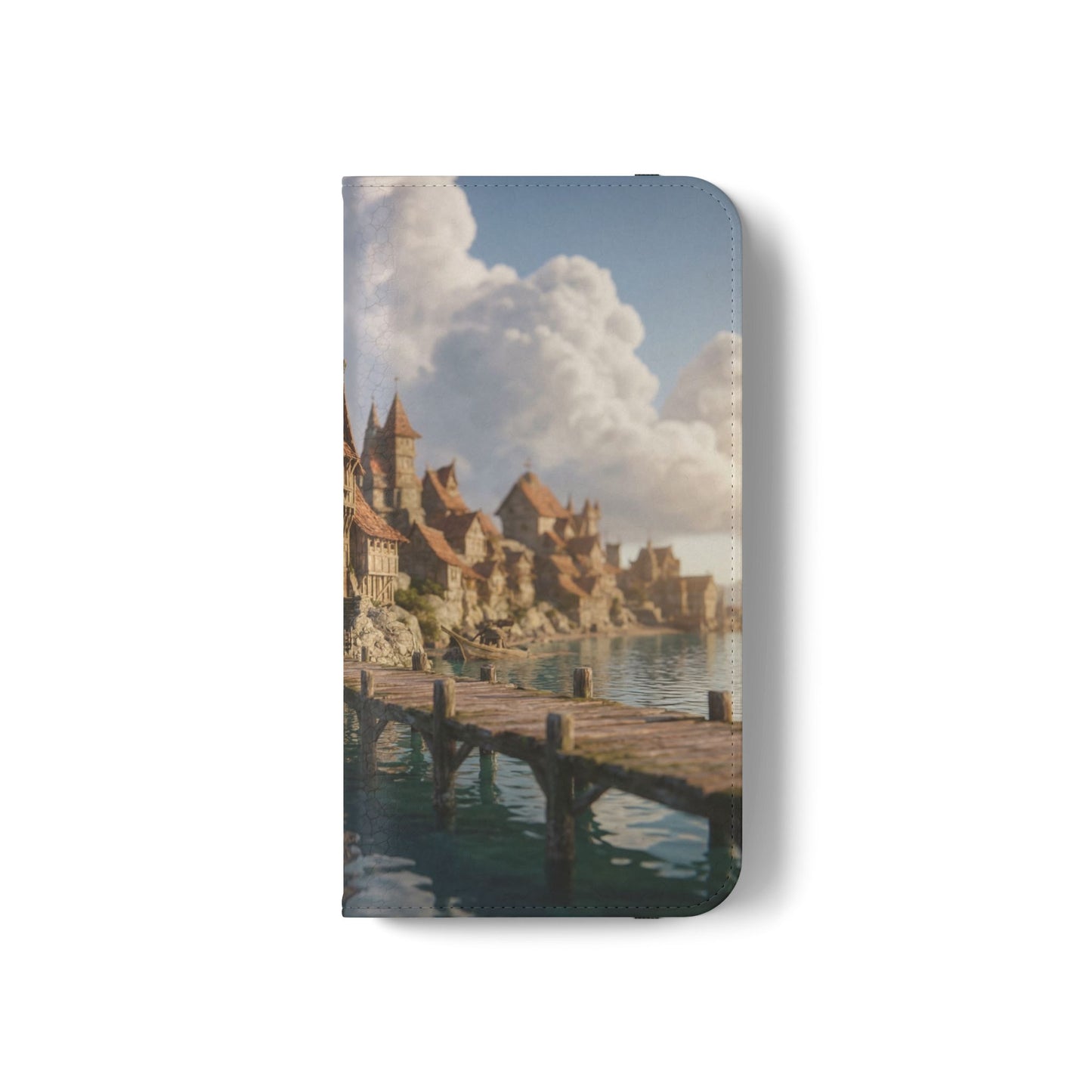 Cobblestone Harbor Flip Cases – Timber Town Seaside Walkway
