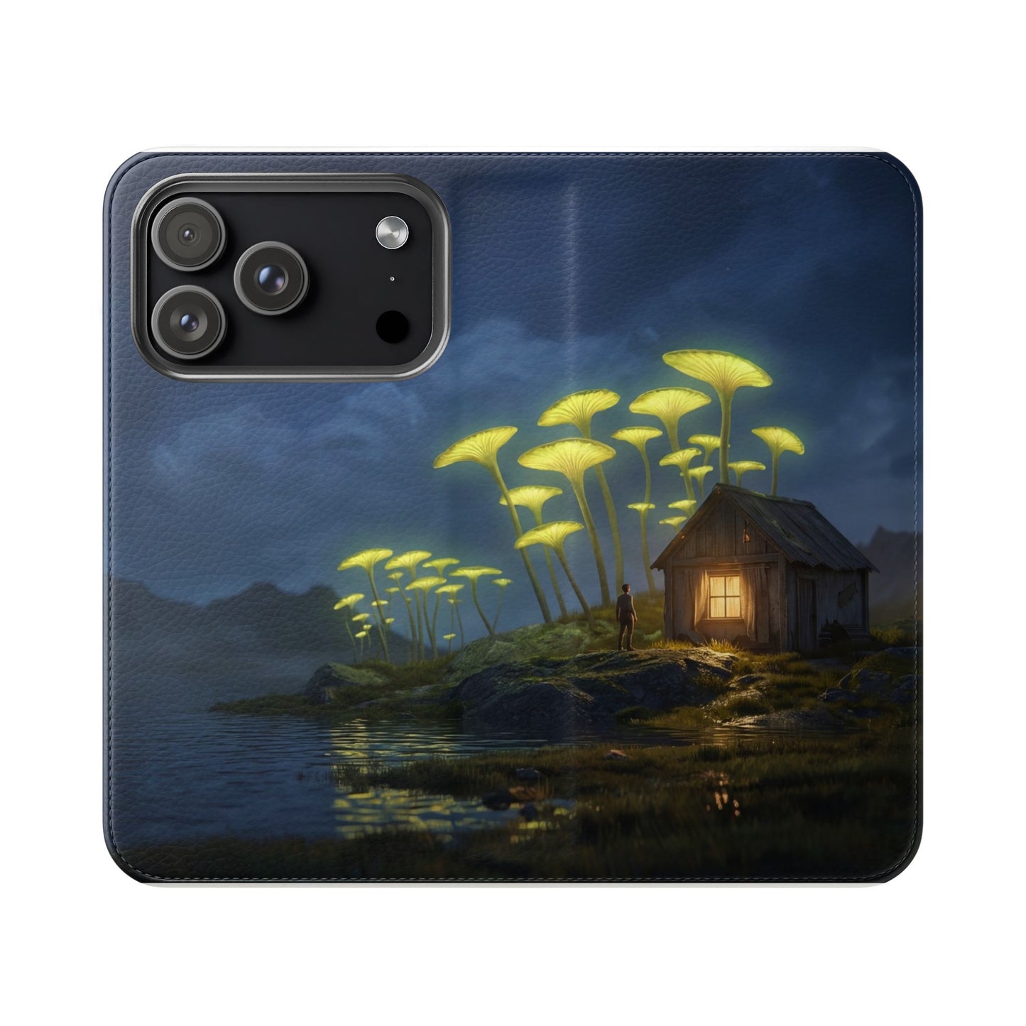 Glowing Mushroom Cottage Flip Cases – Whispering Grove Nightlight
