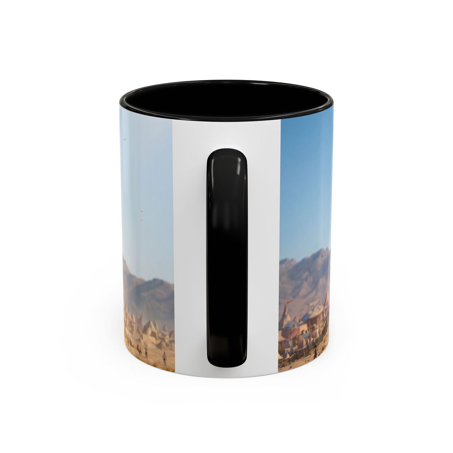 Desert Sentinel Archway Accent Coffee Mug (11, 15oz) – Sun-Scorched Cityscape