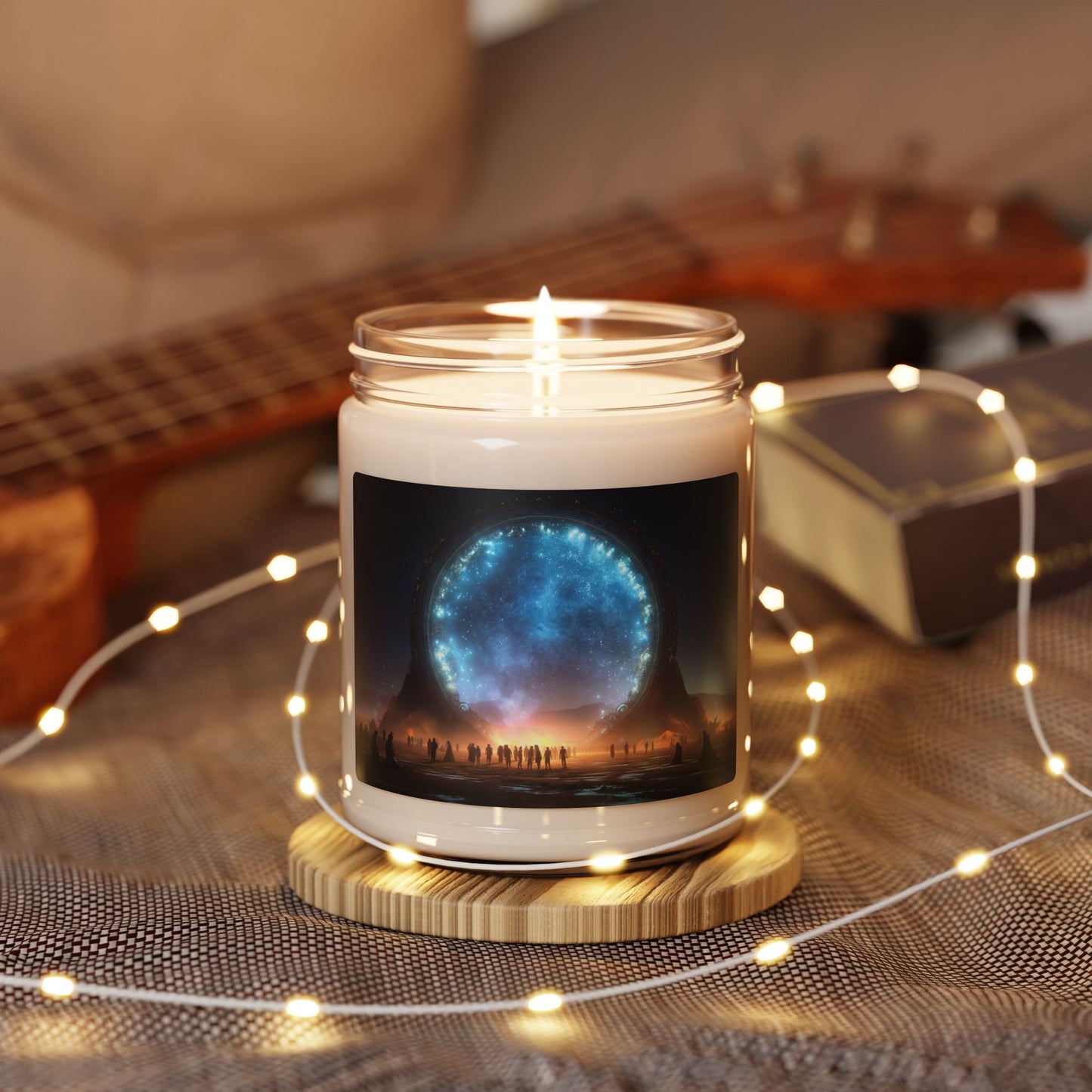 Celestial Portal Scented Soy Candle, 9oz – Glow of the Cosmic Threshold