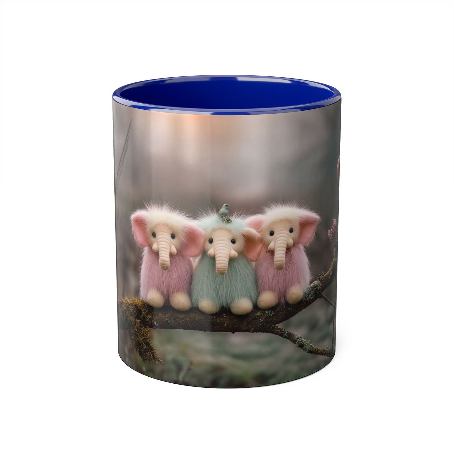 Fuzzy Pink Elephants Accent Mugs, 11oz – Mossy Branch Guardianship
