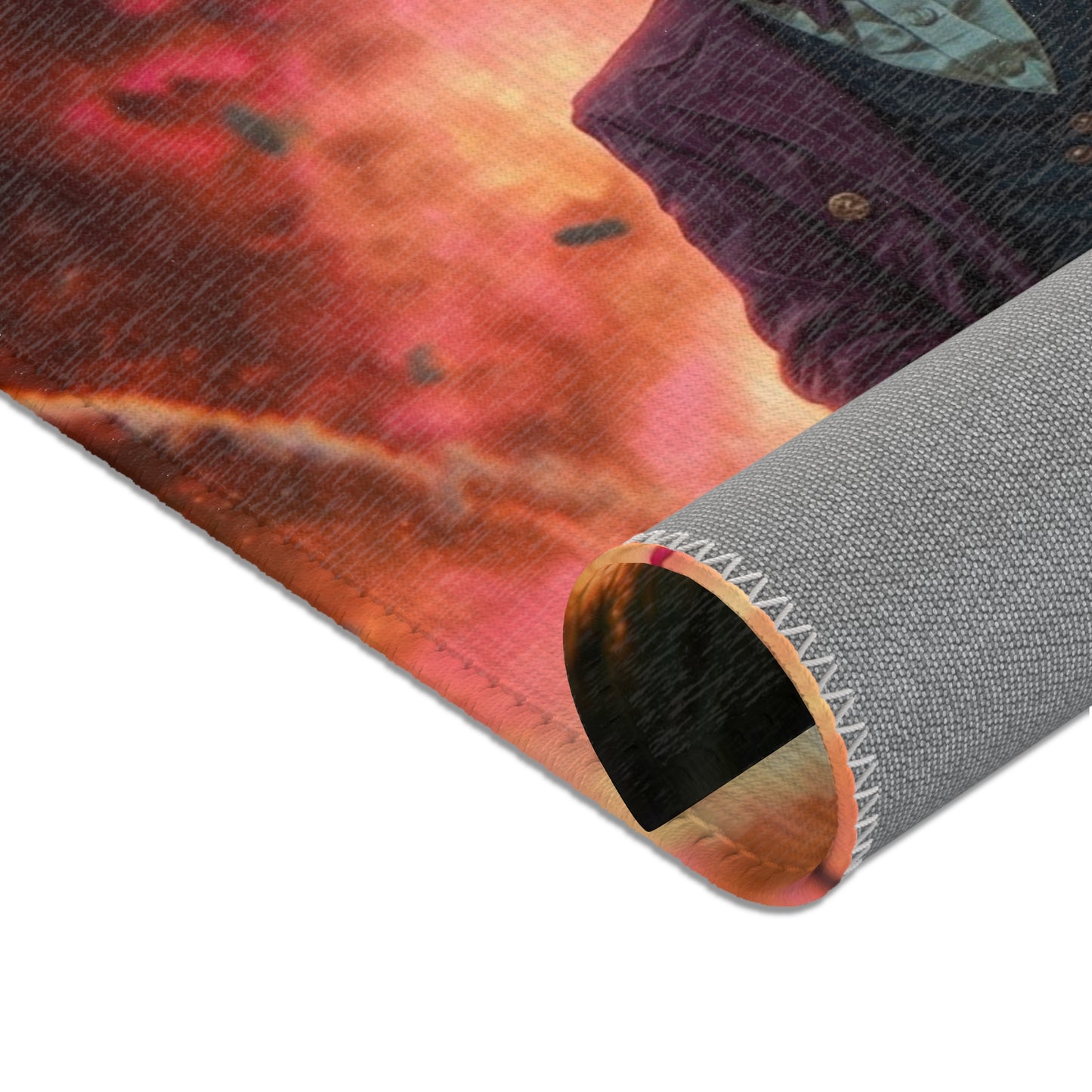 Crimson Explosion Rug – Mad Scientist’s Fiery Stand